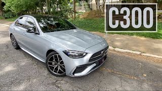 MERCEDESBENZ C300 design e tecnologia na briga dos sedãs médios [upl. by Haidebej]