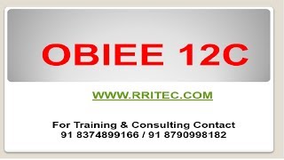 OBIEE 12C Tutorial Part 21 Creating Catalog [upl. by Zealand]