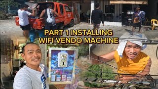 PART 1  INSTALLING WIFI VENDO MACHINE thornjamesvlog2505 JaperSniperOfficial [upl. by Haronid209]