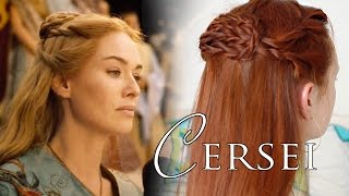 Game of Thrones Hair Tutorial  Cersei at Myrcellas Embarkment [upl. by Ynnam]