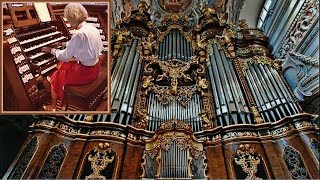 Worlds Largest Cathedral Organ  quotTOCCATA TU ES PETRAquot  Diane Bish in Passau Germany [upl. by Bounds]