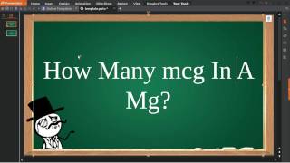 How Many mcg In A mg [upl. by Eiramyelhsa]