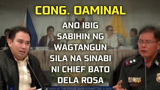 CONG OAMINAL ANO IBIG SABHIN NG WAGTANGUN SILA [upl. by Owena]