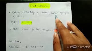 How to Calculate quantity of material for concrete  Cement  Sand and Aggregate calculation [upl. by Dalia571]