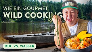 Veganer GemüseReis mit gefiltertem Wasser 🍛  Wie ein Gourmet  Wild Cooking [upl. by Bremer]