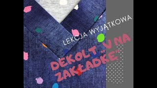 Dekolt quotVquot na zakładkę [upl. by Macilroy]