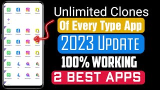 Best Multiple App Cloner  How To Clone App  Unlimited App Cloner 2023 [upl. by Coulson]