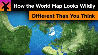 How the World Map Looks Wildly Different Than You Think [upl. by Ahsenot809]