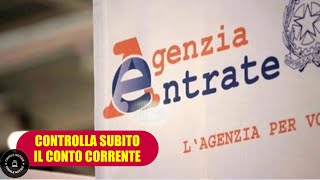 Controlla subito il tuo conto corrente regalo di Natale dallAgenzia delle Entrate [upl. by Arodal45]