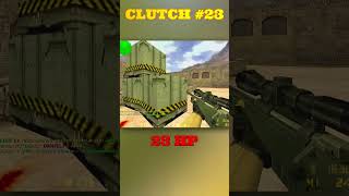 Another 1 vs 4 Clutch in Dust2 in Counter Strike 16 clutch cs16 shorts omg [upl. by Aiceila]