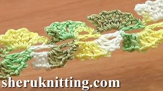 Lace Ribbon Braid Crochet CROCHET BELT PATTERN [upl. by Anais990]