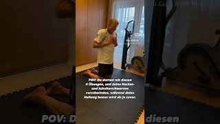 Schmerzen im Nacken oder den Schultern Probiere das 👍 exercise exercises homeworkout health [upl. by Haydon]