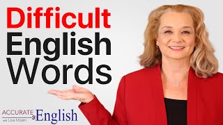 Difficult English Words  pronunciation lesson  dropped syllables  Accurate English [upl. by Corsetti659]