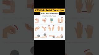 Best Excercises for Carpal Tunnel Syndrome । Wrist pain treatment viralvideo shortvideo [upl. by Drannek610]