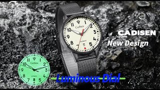 CADISEN C8224 Pilot Watch With Full Luminous Dial [upl. by Fidelia]