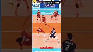 Volleyball Spike  DHAN BAHADUR SARU  volleypall sportsequipment volleyballspiking [upl. by Ayita483]