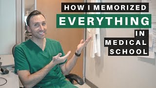 How I Memorized EVERYTHING in MEDICAL SCHOOL  3 Easy TIPS [upl. by Walton]