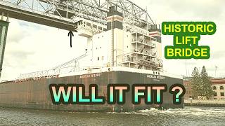 MASSIVE 1000 ft SHIP Making Way Under the Historic Duluth Lift Bridge This was [upl. by Aleris]