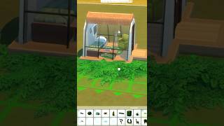 The sims 4 micro Home Ideas Double Roof IDEAS sims4shorts sims4ideas sims4roof [upl. by Htepsle]