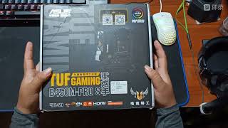 Asus Tuf B450MPro S  AM4 Motherboard Unboxing and Overview [upl. by Odlareg]