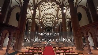 Dupré Variations sur un Noël [upl. by Ecinom]