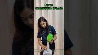 Law of Conservation of Mass Experiment MindBlowing Results youtubeshorts shorts experiment [upl. by Sholom]