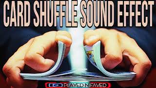 Card Shuffle Sound Effect [upl. by Oicaro]