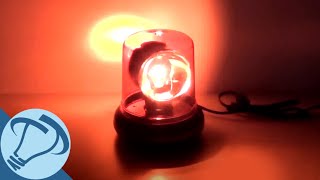 9quot 15 watt Red quotDisco Feverquot Revolving Police Beacon Light from Creative Motion [upl. by Ninehc]