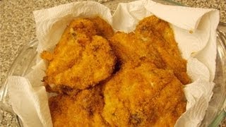 Crispy Oven Fried Chicken Quick and Easy by Hubby and The Wife [upl. by Ihsorih]