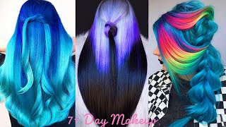 TRENDING LONG HAIR COLORFUL DYING TUTORIAL COMPILATION SUMMER 2021 AMAZING HAIRSTYLE IDEAS FOR GIRL [upl. by Handal]