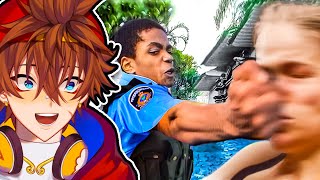 Why You Shouldnt Try To Fight Cops  Kenji Reacts [upl. by Neerihs]