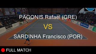 PAGONIS Rafael GRE VS SARDINHA Francisco POR  Open Super 12 Auray 2023 [upl. by Ahsemit]