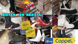 BOTAS INVIERNO COPPEL2022 REBAJAS ETIQUETA AMARILLA🚨TIENDAS DEL SOL🌞HUARACHES VIRALES DE TIKTOK [upl. by Etteraj]