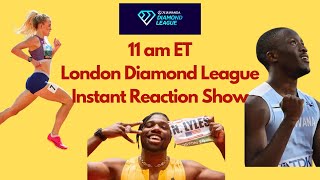 Keely Hodginson Matthew HudsonSmith NRs Noah Lyles Over Tebogo London Diamond League Recap [upl. by Yewed470]