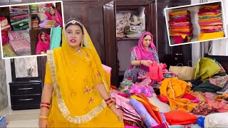 How I Organise my Rajputi Dresses in Almirah  Nitu Rajawat [upl. by Yerggoeg]