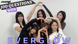 Soompis 100 Questions with EVERGLOW [upl. by Dammahom]