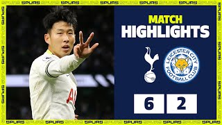 HeungMin Sons INCREDIBLE hattrick  EXTENDED HIGHLIGHTS  Spurs 62 Leicester City [upl. by Hyams]