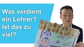 Was VERDIENT ein LEHRER Ist das ZU VIEL Gehalt Lehrerin Lehramtstudium  M Wehrle [upl. by Dorree]