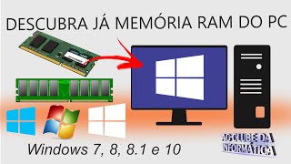 Como Descobrir Memória RAM do PC Quantos GB Tipo de Memória Frequência DDR2 DDR3 ou DDR4 [upl. by Llenil]