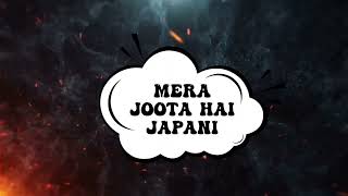 MERA JOOTA HAI JAPANI  REMIX  DISC JOCKEY SAGAR  KRSNA  RAJ KAPOOR SHEMARO  OFFICIAL REMIX [upl. by Kreg]