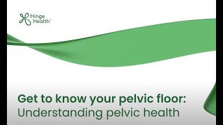 Get to Know Your Pelvic Floor  Hinge Health Hosted Webinar Recording [upl. by Herrington346]