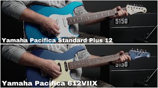 Yamaha Pacifica Standard Plus czy 612 Podobieństwa i różnice między dwoma topowymi instrumentami [upl. by Novaelc531]