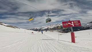 Sankt moritz alps ski swiss gopro winter 4k [upl. by Anerev]