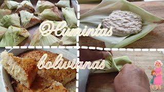 Humintas bolivianas  al horno en olla y en molde cocinando con mi abuelita [upl. by Jollenta]