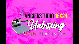 Unboxing the Fancierstudio 16x24 Press [upl. by Bo57]