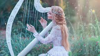 Relaxing Ambience 😌 Beautiful Harp Music to Relax 😌 Calm Harp Instrumental [upl. by Eytteb690]