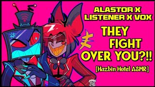 Alastor x ListenerThey both want you Alastor X readerBoyfriend x listener Has no bk music [upl. by Notneb]