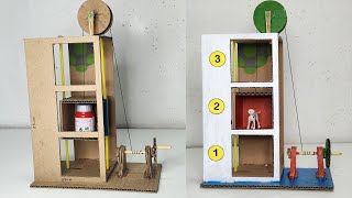 Como Hacer un Ascensor Casero con Poleas [upl. by Yojenitsirk]