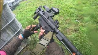 Airsoft Cyma CM041L MP5K AEG at Mayhem Essex Shipment CQB Sunday 29th October 2023 [upl. by Daffie]