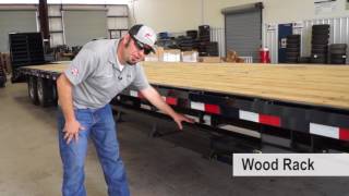 Custom 40 Ft PJ Flatbed Trailer Nationwide Trailers [upl. by Colley603]